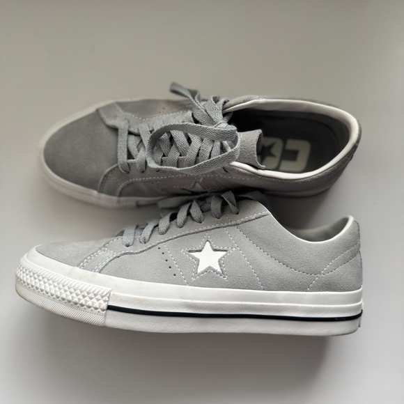 Unisex Converse One Star Pro Sneakers Wolf Grey - Picture 13 of 15